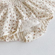 Load image into Gallery viewer, Button fastenings to the crotch allow for easy nappy changes. Available in sizes 0-3m, 3-6m, 6-9m, 9-12m, 12-24m, 2-3 years. Bel Bambini baby and toddler clothing and accessories.