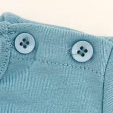 Load image into Gallery viewer, Button fastenings to the neck on our long sleeve tee allow for easy dressing and look super stylish too.