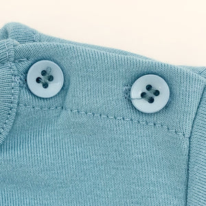 Button fastenings to the neck on our long sleeve tee allow for easy dressing and look super stylish too.