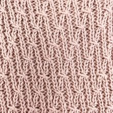 Load image into Gallery viewer, baby knitted romper in dusty pink.