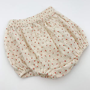 Rose printed bloomers for baby girls and toddler girls. Summer sets for girls exclusive to Bel Bambini.